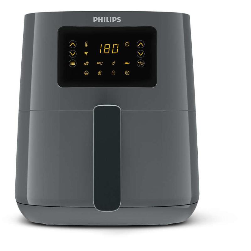 Image of Philips hd9255/60 serie 5000 airfryer l friggitrice ad aria 4.1 lt display compatibile con alexa