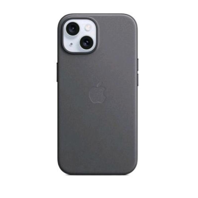 Image of Apple custodia magsafe in tessuto finewoven per iphoneÂ 15 nero ???????