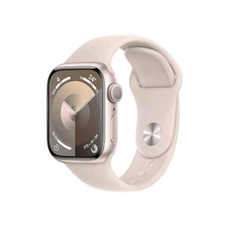Image of Apple watch 9 41mm gps cassa in alluminio galassia con cinturino sport galassia m-l italia