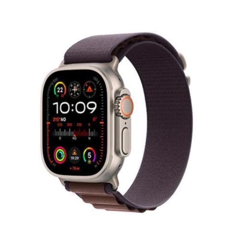 Image of Apple watch ultra 2 gps + cellular 49mm cassa in titanio con cinturino alpine loop indigo medium