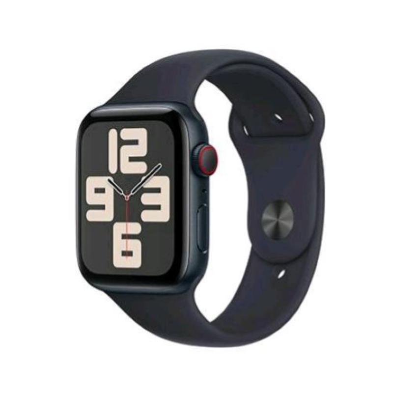 Image of Apple watch se 2023 gps + cellular 44mm aluminium case mezzanotte con cinturino sport band mezzanotte s/m