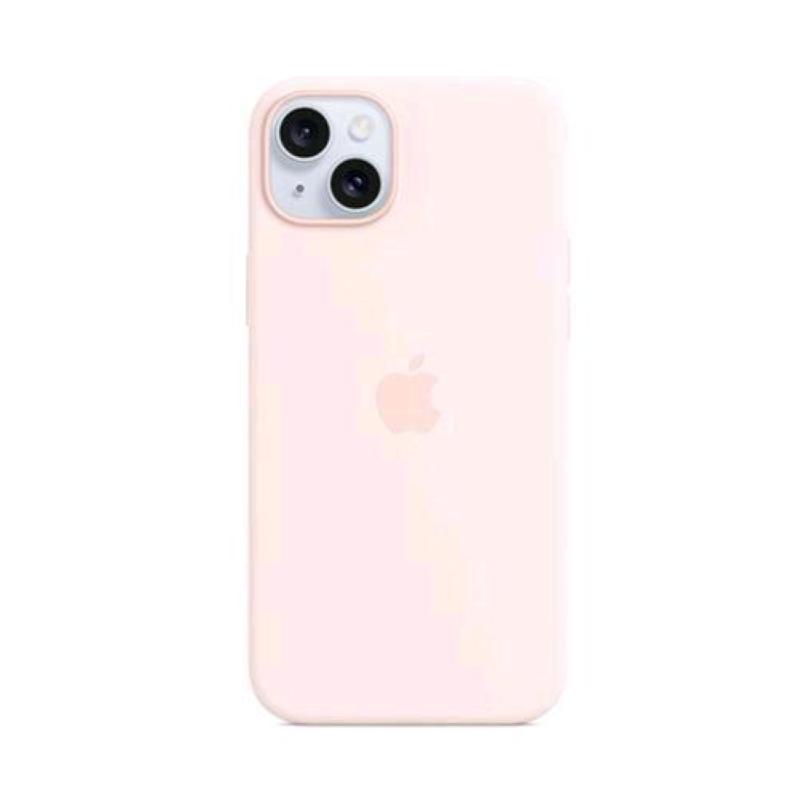 Image of Apple custodia magsafe inÂ silicone per iphoneÂ 15Â plus rosa confetto ???????
