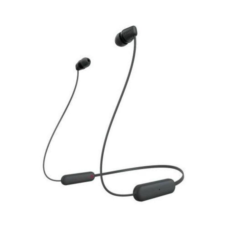 Image of Sony wi-c100 auricolare wireless in-ear musica e chiamate bluetooth nero
