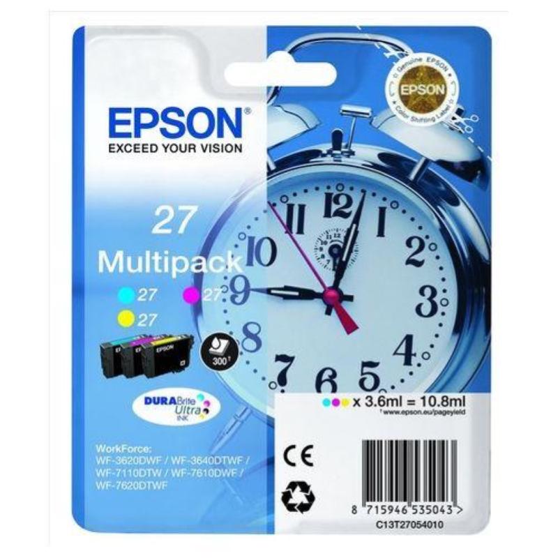 Image of Epson multipack 27 sveglia 3cart colori