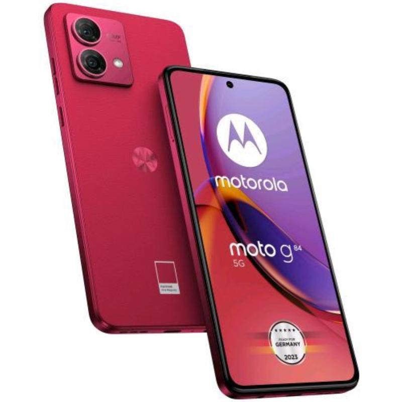 Motorola moto g84 5g dual sim 6.5 fhd+ octa core 256gb ram 12gb 5g italia viva magenta red