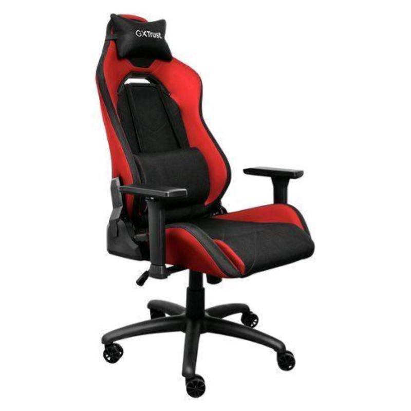 Image of Trust gxt714 ruya gaming chair sedia gaming altezza ed inclinazione schienale regolabili con funzione di blocco braccioli 3d nero/rosso