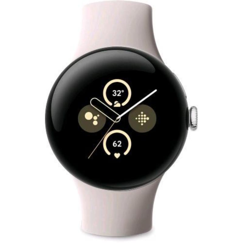 Image of Google pixel watch 2 41mm smartwatch cassa in alluminio cinturino sport grigio/creta