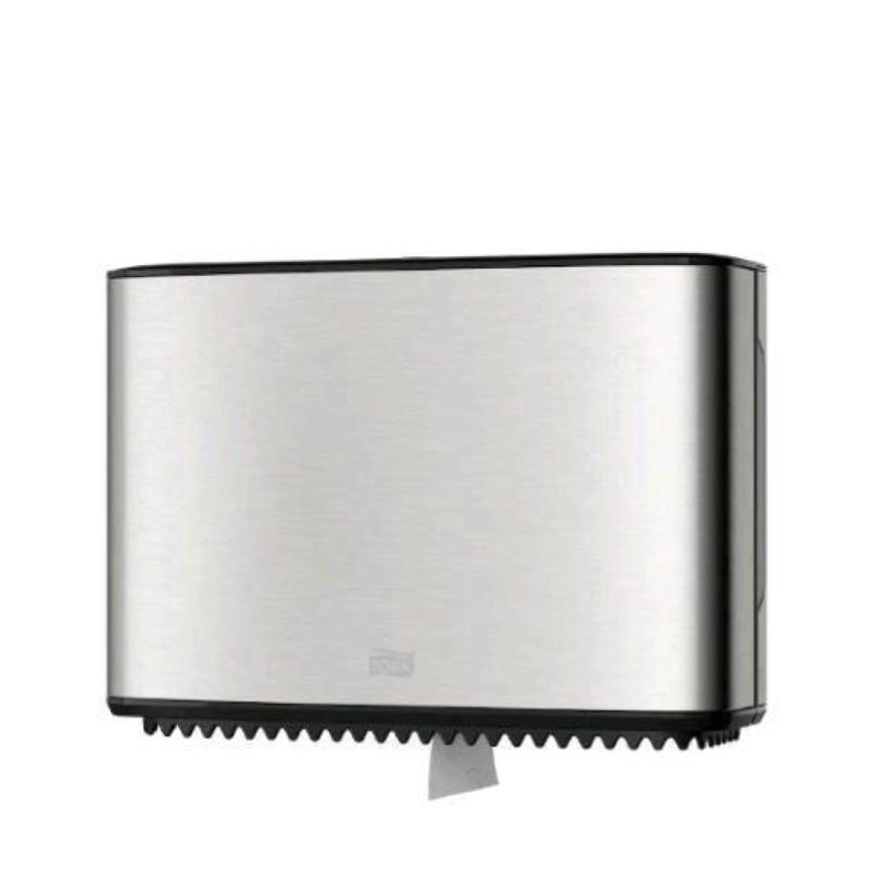 Image of Tork dispenser per carta igenica mini jumbo in materiale combinato rivestito in acciaio inox