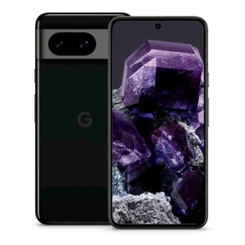 Image of Google pixel 8 5g dual sim 6.2 octa core 128gb ram 8gb 5g wi-fi 7 europa obsidian black