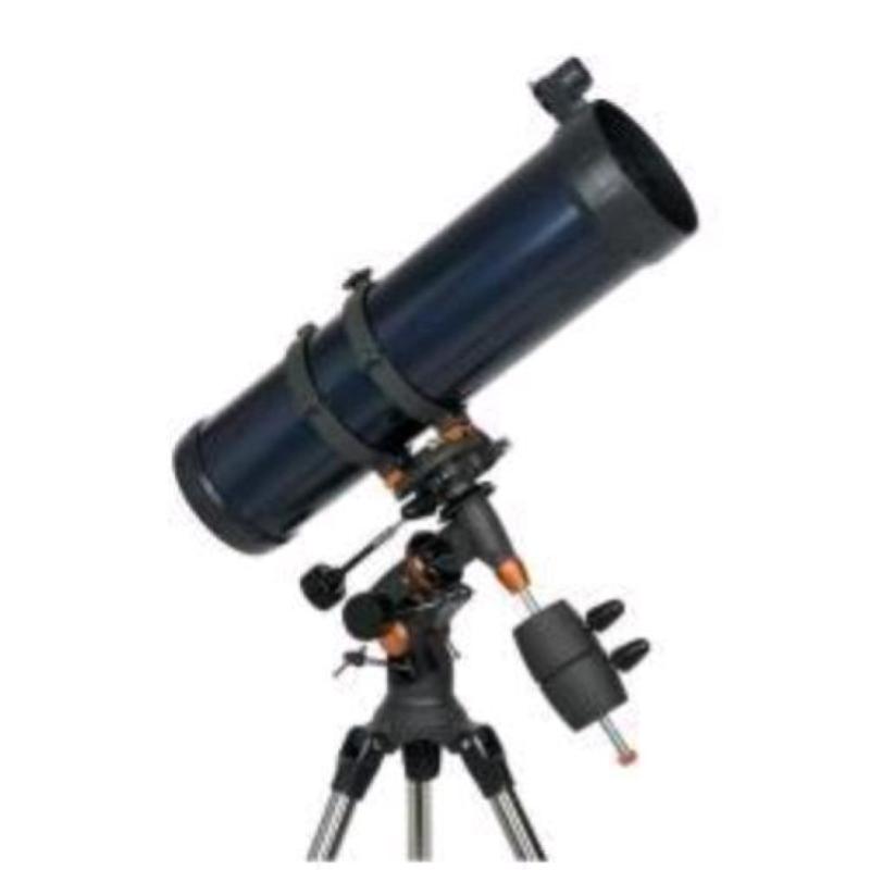 Image of Celestron astromaster 130eq kit motor drive telescopio riflettore obiettivo 130 mm focale 650 mm con treppiede e motore nero
