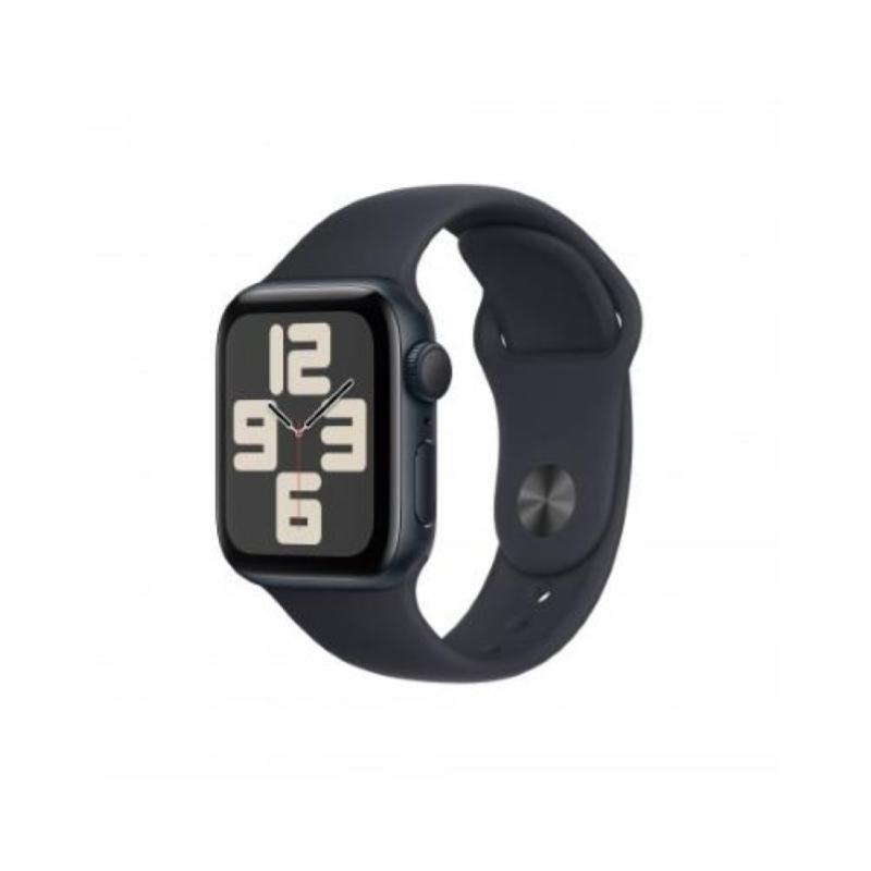Image of Apple watch se gps 40mm cassa in alluminio mezzanotte - cinturino sport mezzanotte - s/m