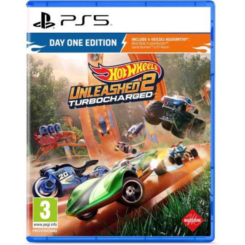 Image of Milestone videogioco hot wheels unleashed 2 turbocharged day one edition per playstation 5