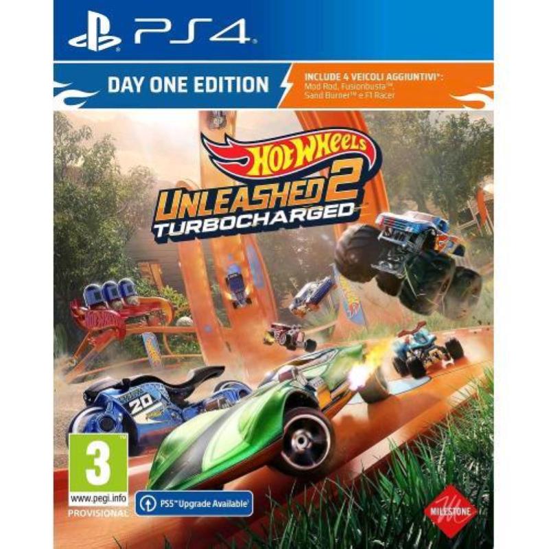 Image of Milestone videogioco hot wheels unleashed 2 turbocharged day one edition per playstation 4