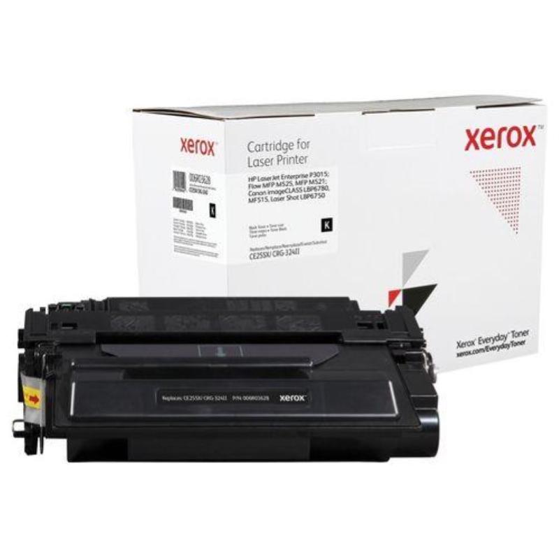 Image of Xerox toner everyday nero per hp ce255x-crg-324ii 12500 pagine