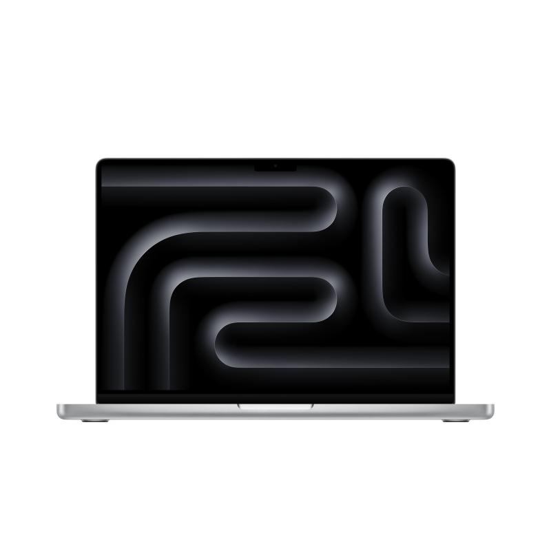 Image of Apple portatile macbook pro con chip m3 max cpu 14 core gpu 30 core display liquid retina xdr 14.2`` 36gb di memoria unificata 1tb di archiviazione ssd compatibile con iphone argento