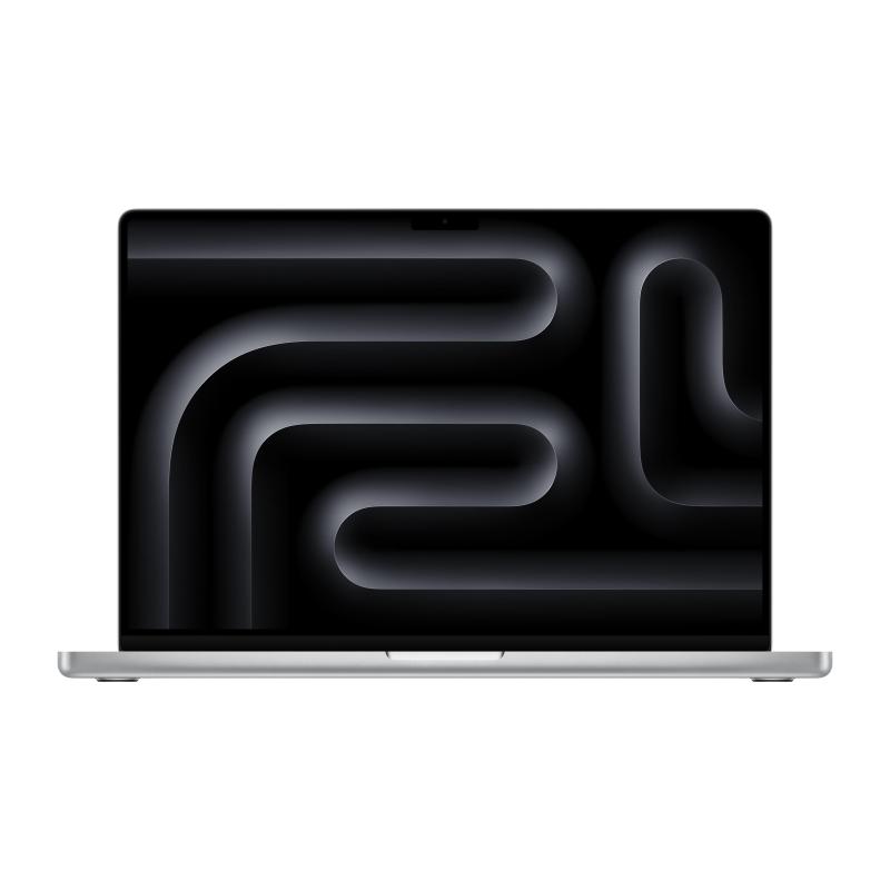 Image of Apple portatile macbook pro con chip m3 max cpu 14 core gpu 30 core display liquid retina xdr 16.2`` 36gb di memoria unificata 1tb di archiviazione ssd compatibile con iphone argento