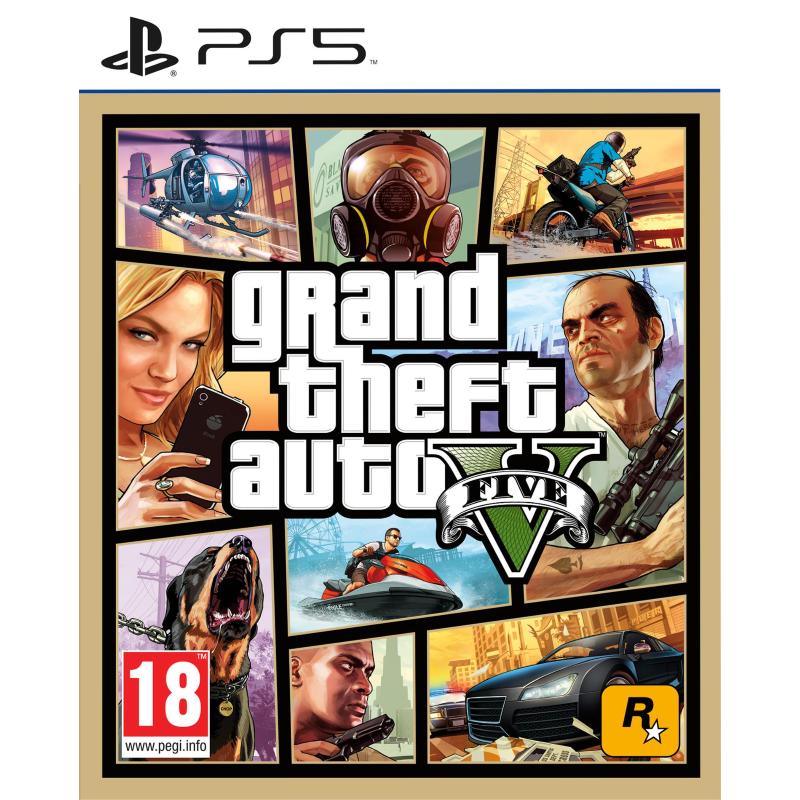Image of Rockstar games videogioco grand theft auto v per playstation 5