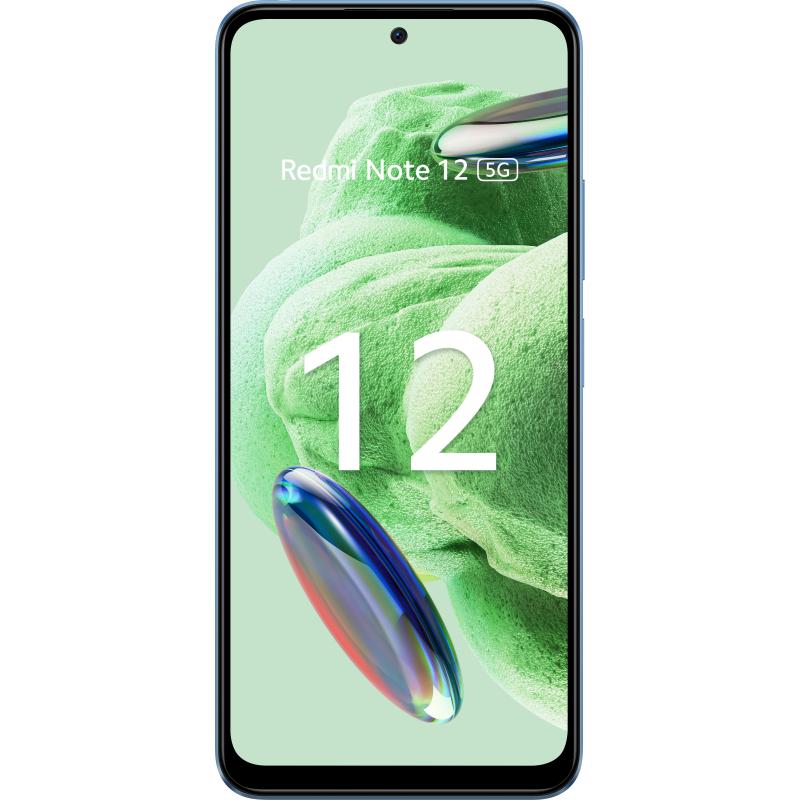 Image of Smartphone xiaomi redmi note 12 5g 4+128 mzb0cyweu blue 6,67 dualsim snapdragon oc 6gb 128gb 48+8+2+13mpx 5g android 12