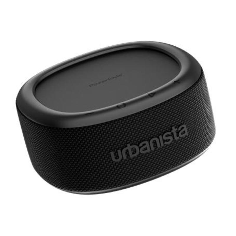 Urbanista malibu speaker wireless bluetooth 5.2 a ricarica solare 20 w ip67 nero