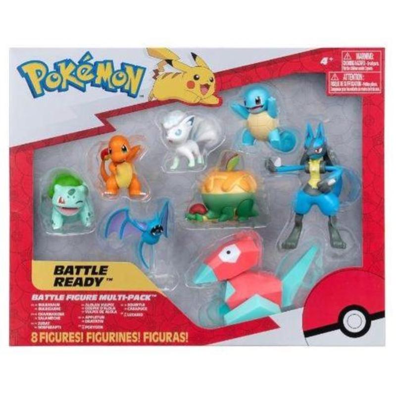 Image of Rei toys pokemon battle ready set 8 personaggi assortiti