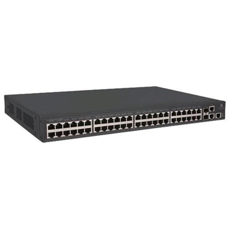 Hp jg961a switch 48 porte rj-45 2 porte uplink fibra slot sfp+ colore nero