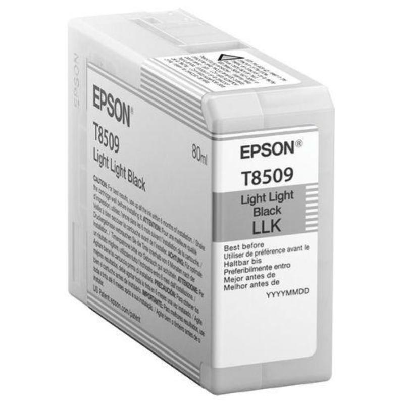 Image of Epson cartucce di inchiostro ultrachrome hd t8509 nero light light 80 ml