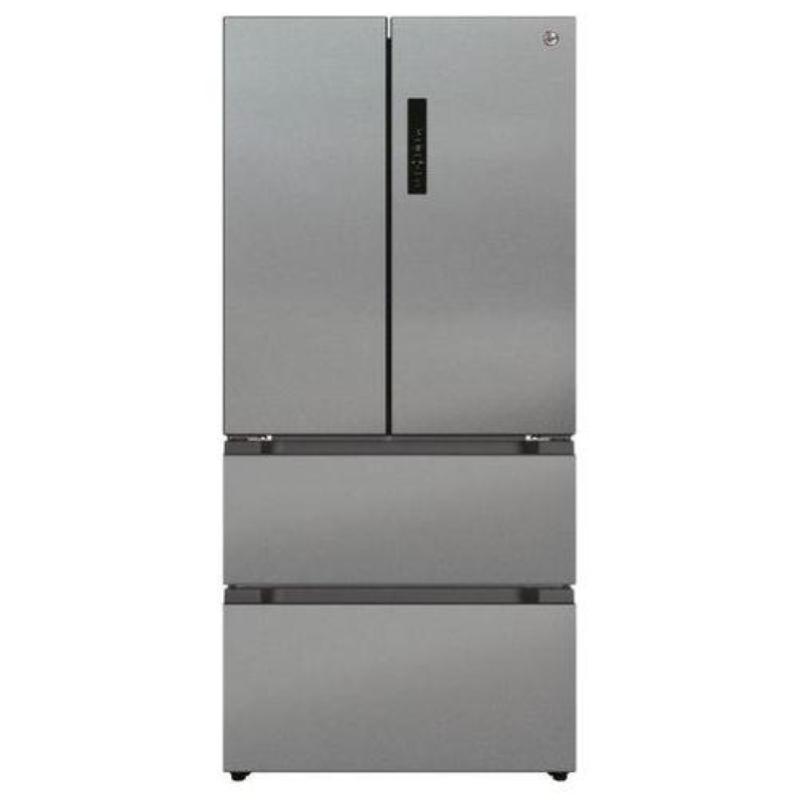 Image of Hoover h-fridge 700 maxi hsf818fx frigorifero side-by-side libera installazione 436 litri classe f no inox 836x636x1830