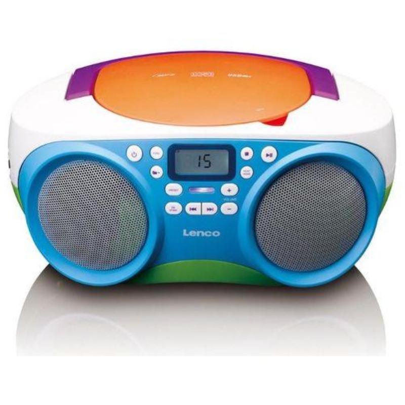 Image of Lenco scd-41 radio portatile con cd mp3 usb aux-in multicolore