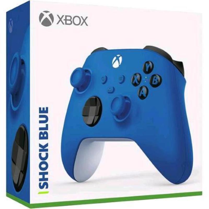 Image of Microsoft controller wireless bluetooth blue per xbox