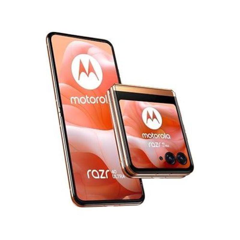 Image of Motorola razr40 ultra 5g 8gb 256gb 3.6``-6.9`` amoled 165hz dual sim peach fuzz