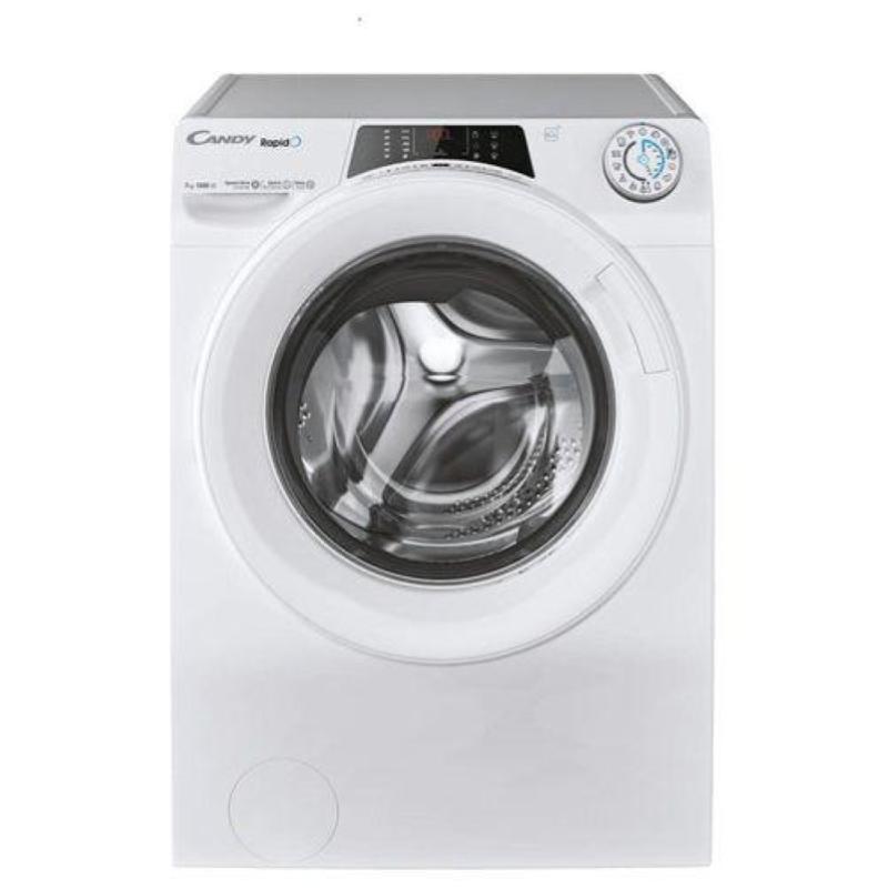 Image of Candy rapido` ro4 1274dwmt-1-s lavatrice caricamento frontale 7kg 1200 giri-min bianco