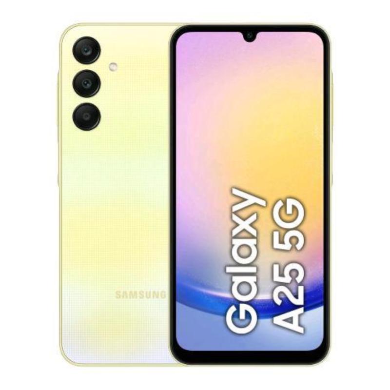 Image of Samsung galaxy a25 5g 8gb 256gb 6.5`` amoled 120hz dual sim yellow italia