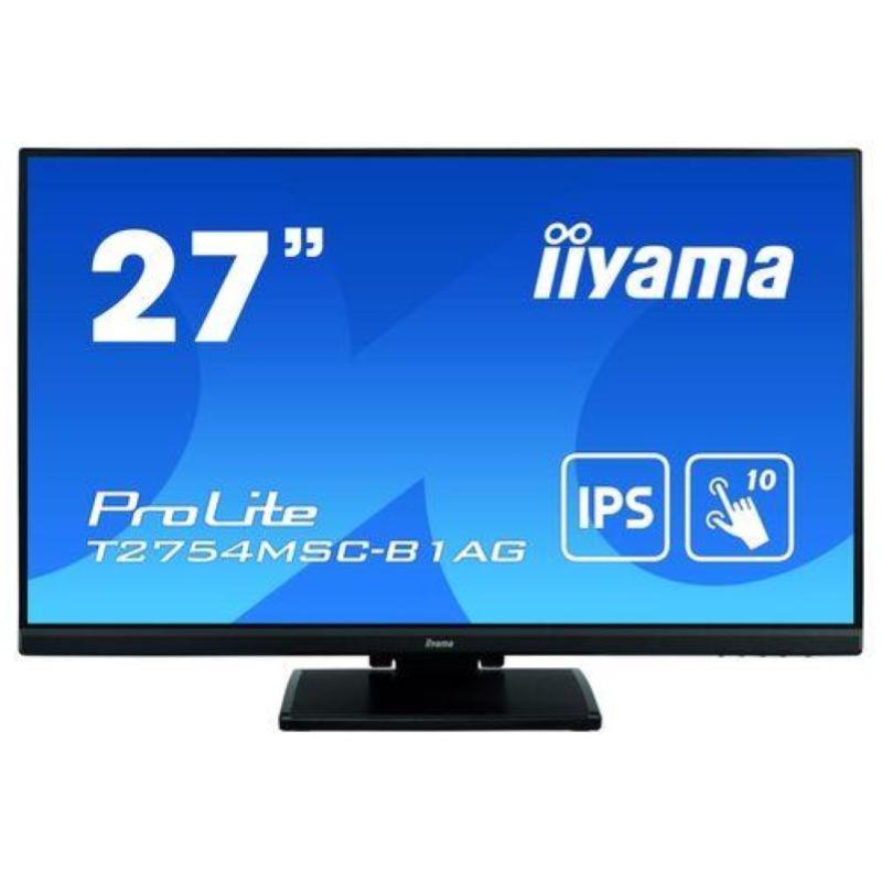 Image of Iiyama prolite t2754msc-b1ag monitor pc 27`` 1920x1080 pixel full hd led touch screen multi utente nero
