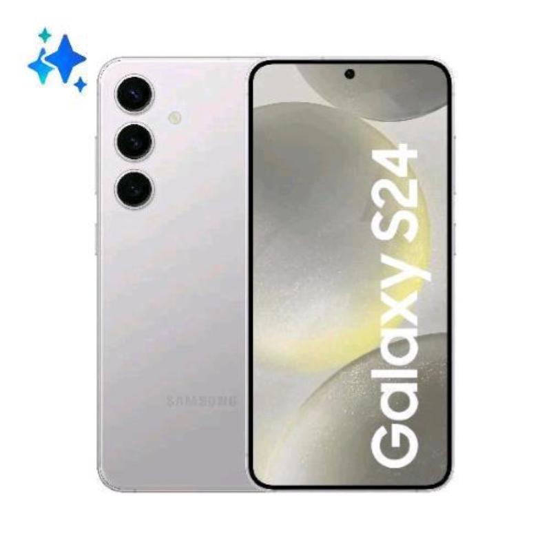 Image of Samsung s921 galaxy s24 5g 6.2 fhd+ octa core 128gb ram 8gb 5g ai intelligenza artificiale italia marble gray