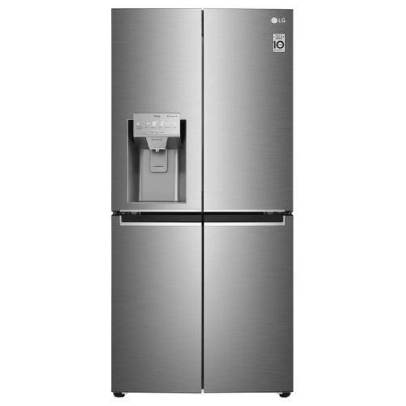 Image of Lg gml844pz6f frigorifero side by side quattro porte capacita` 570 litri classe energetica f total no frost wi-fi 178,7 cm inox premium