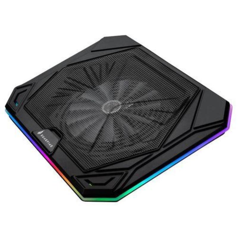 Image of Surefire bora x1 gaming laptop cooling pad raffreddatore per laptop fino a 17 pollici velocita` ventilatore regolabile piu` potenza illuminazione rgb