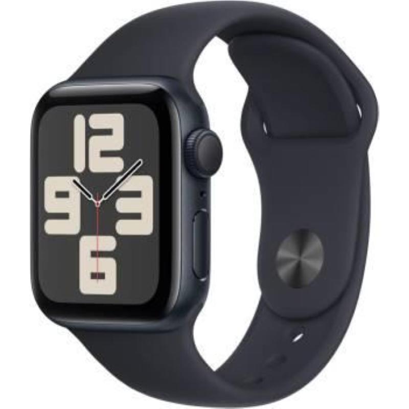 Image of Apple watch se 2023 40mm aluminium midnight sport band midnight m/l eu mr9y3qc/a