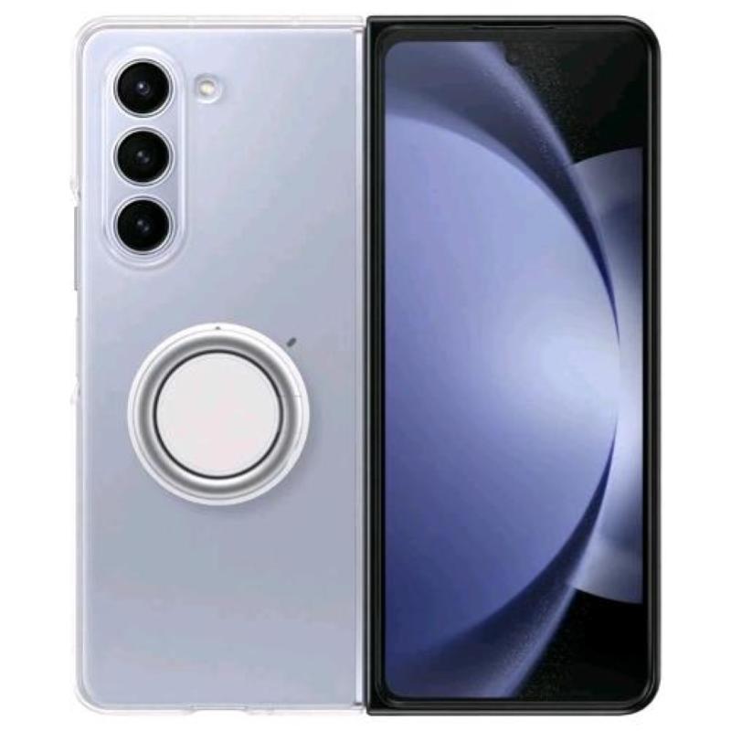 Image of Samsung z fold 5 clear gadget cover trasparente
