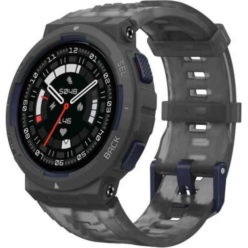 Image of Amazfit active edge smartwatch 1.32 tft 46mm sport e fitness ai healt coach gps 10 atm italia midnight