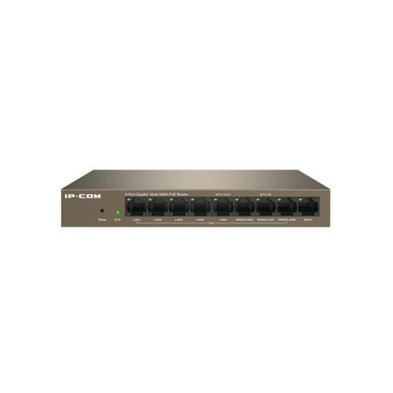 Image of Ip-com 9 port cloud managed poe router / ap controller max 4 wan