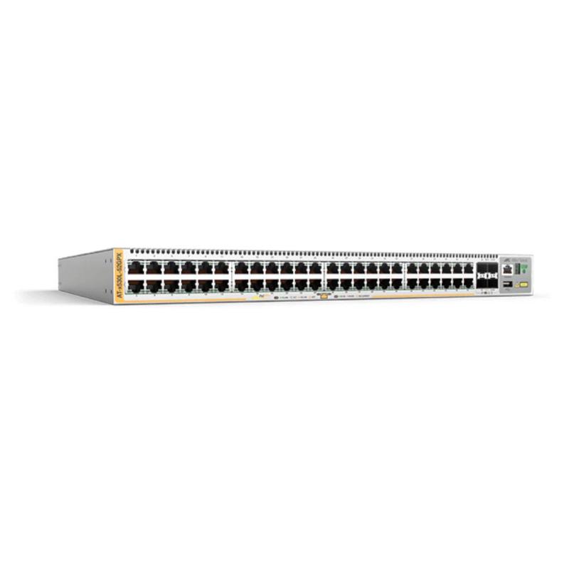 Image of 48x10/100/1000-t poe+ 4xsfp+ ports q90122 l3stackable switch