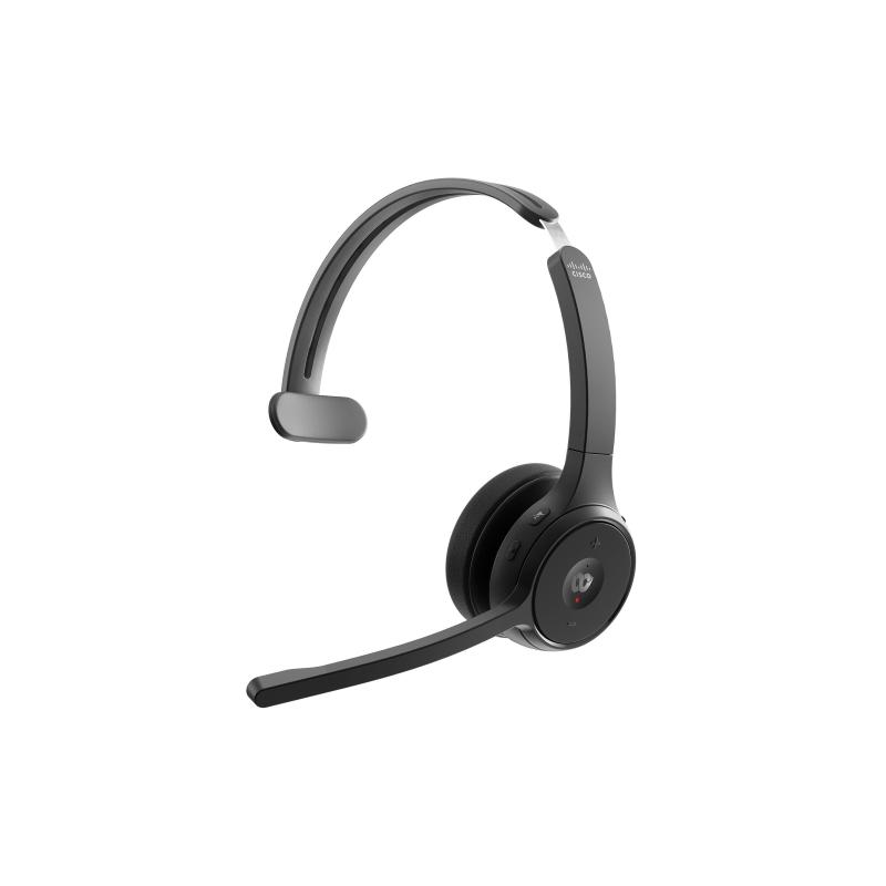 Image of Cisco headset 721 cuffia mono con microfono over ear bluetooth 5.0 cisco webex certified nero