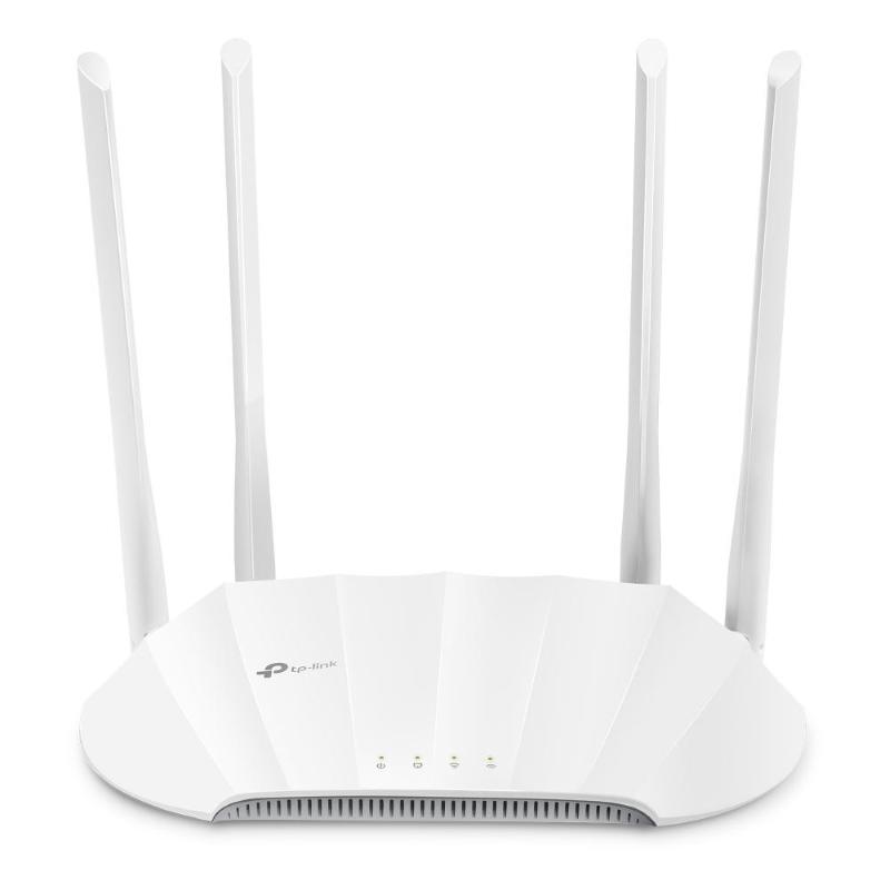 Image of Tp-link tl-wa1801 v1 access point dual band 2.4/5ghz wi-fi 6 poe 4 antenne bianco