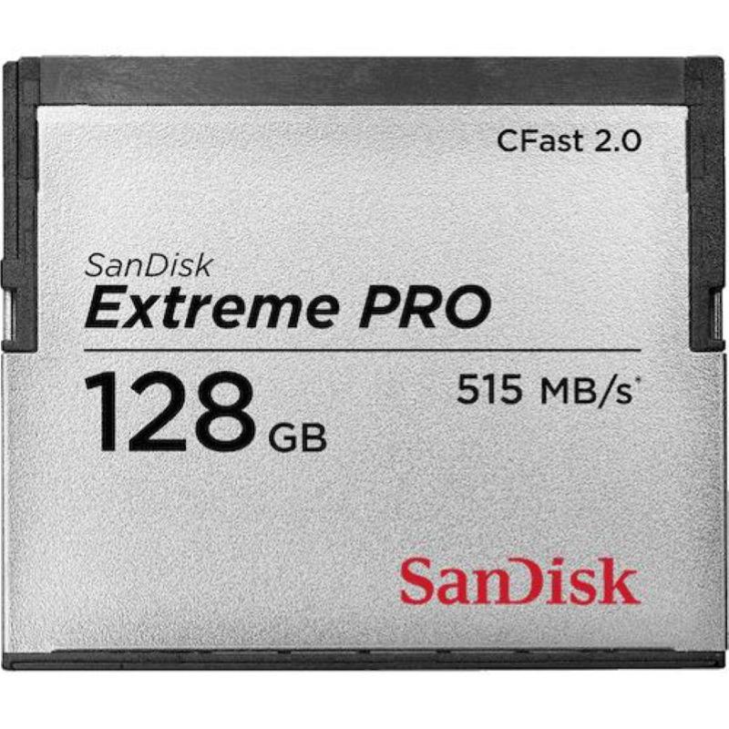 Sandisk extreme pro scheda di memoria flash 128gb cfast 2.0