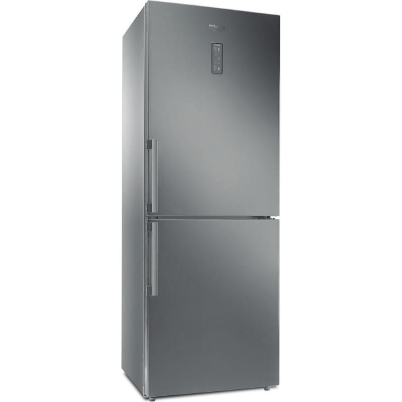 Image of Hotpoint frigo combinato 444lt f total no frost 70cm inox ha70be 31 x