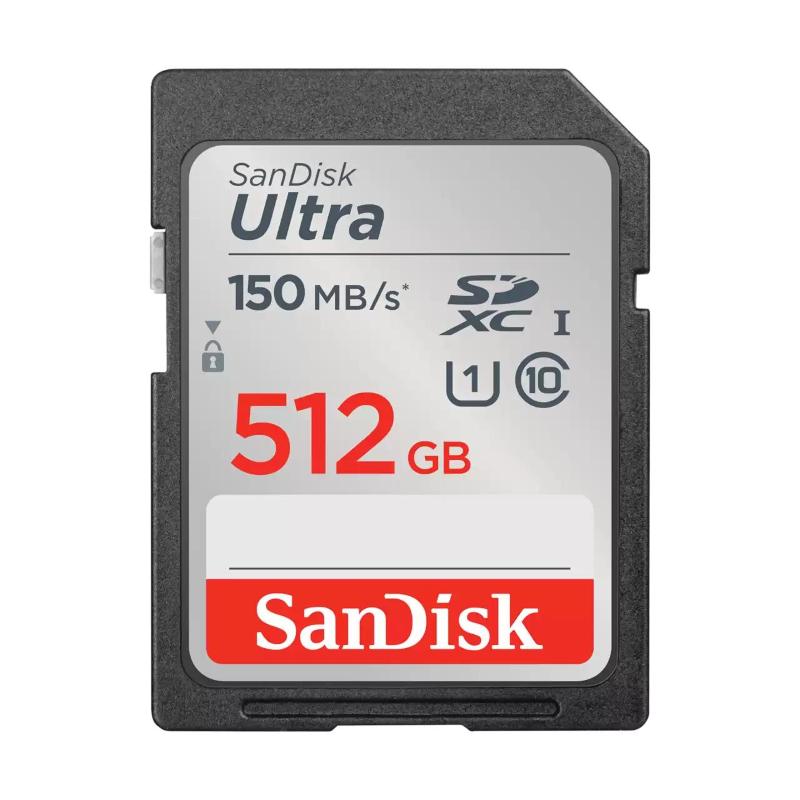 Sandisk ultra scheda di memoria flash 512 gb class 10 uhs-i sdxc