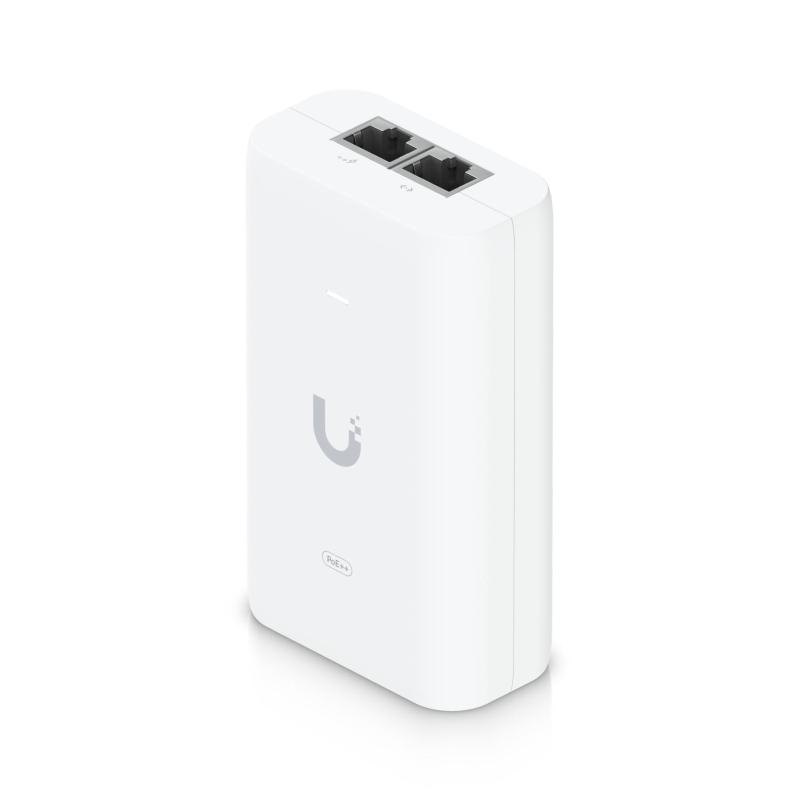 Image of Ubiquiti. compact poe++ injector capable of delivering 60 w of power to your ubiquiti access points and cameras - u-poe++