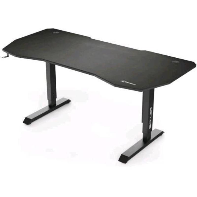 Image of Sharkoon skiller sgd20 gaming desk scrivania da gioco in lega di acciaio regolabile in altezza nero