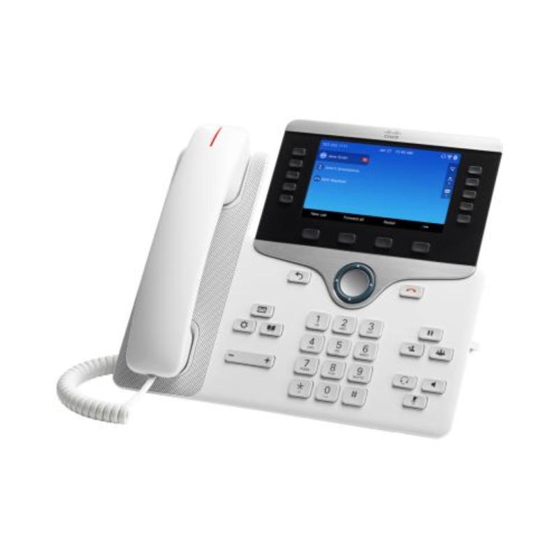 Cisco ip phone 8861 - telefono voip - ieee 802.11a/b/g/n/ac (wi-fi) - sip, rtp, sdp - 5 linee - carbone