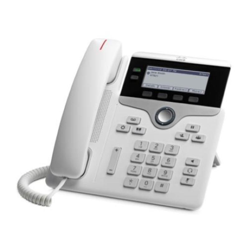 Cisco ip phone 7821 - telefono voip - sip, srtp - 2 righe - bianco